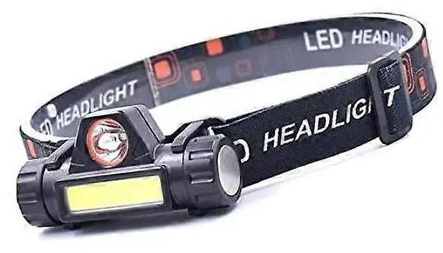 Main image of Ecocleanpath Waterproof LED Headlamp with 3 Modes, Rechargeable Head Torch for Camping & Hunting (Black)