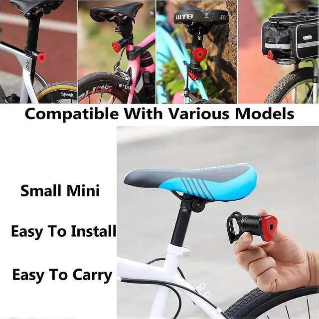 Alt view image 3 of 5 - EcocleanpathSmart Brake Sensing Bike Tail Light, Auto On/Off USB Rechargeable, IPX6 Waterproof High Bright Rear Light