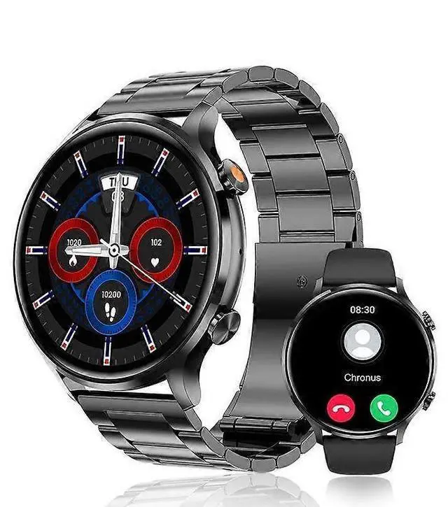 Main image of Ecocleanpath Men's Smart Watch 1.39" Bluetooth Call, 100+ Sport Modes, Fitness Tracker, Black