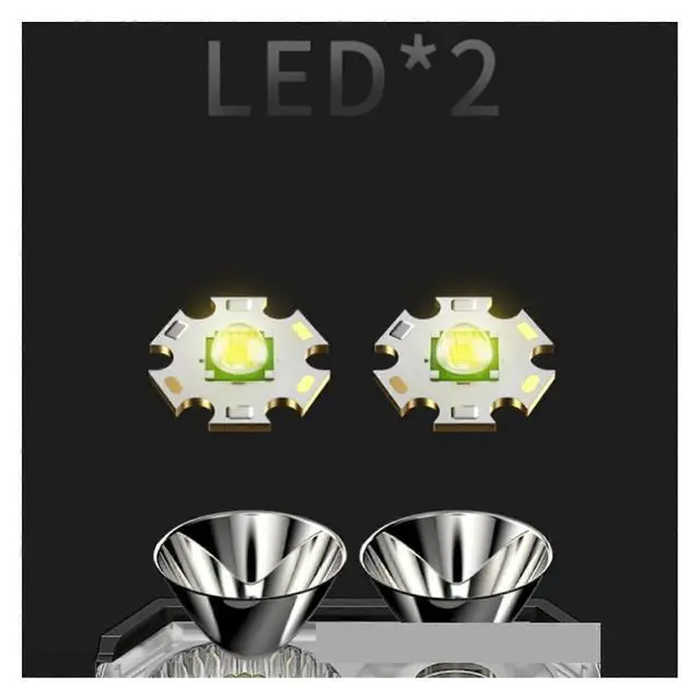 Alt view image 3 of 5 - EcocleanpathUSB Rechargeable Bike Light, High Brightness Aluminum Alloy Front Light with Dual Beads for Mountain Cycling