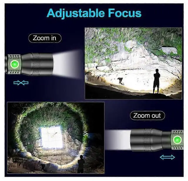 Alt view image 5 of 5 - Ecocleanpath 1200LM Magnetic UV Flashlight, 7 Modes USB Rechargeable Blacklight for Pet Urine & Stains