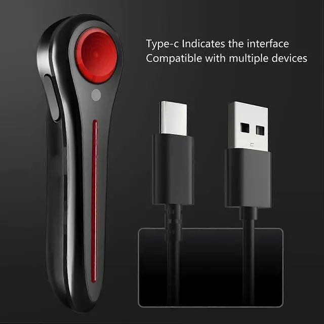 Alt view image 2 of 5 - EcocleanpathSmart Brake Sensor Bike Taillight - Auto-Brake Alert, Rechargeable, IPX6 Waterproof, Black