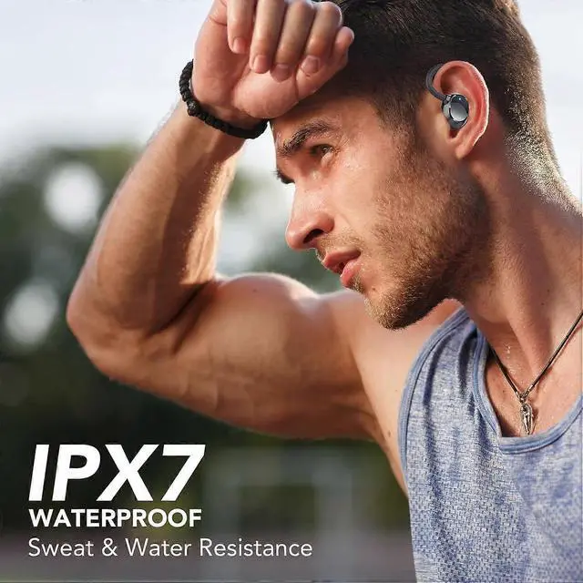 Alt view image 5 of 5 - Pink Bluetooth 5.3 Earbuds, 120H Battery, Noise Cancelling Mic, IPX7 Waterproof for Sports