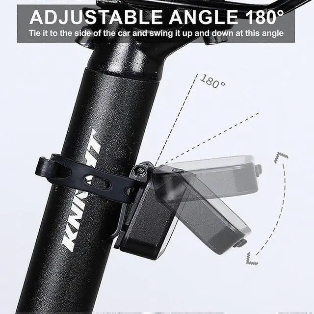 Alt view image 2 of 5 - Ecocleanpath300 Lumens USB-C Rechargeable Bike Light, 8 Modes IP65 Waterproof for Road & Mountain Cycling