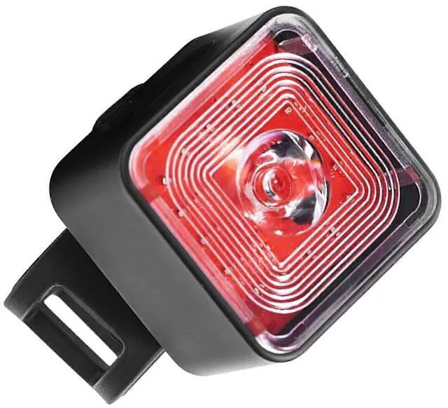 Main image of EcocleanpathUSB Rechargeable Bike Light Set - Front & Rear LED for Night Cycling, Auto Brake Warning, Black