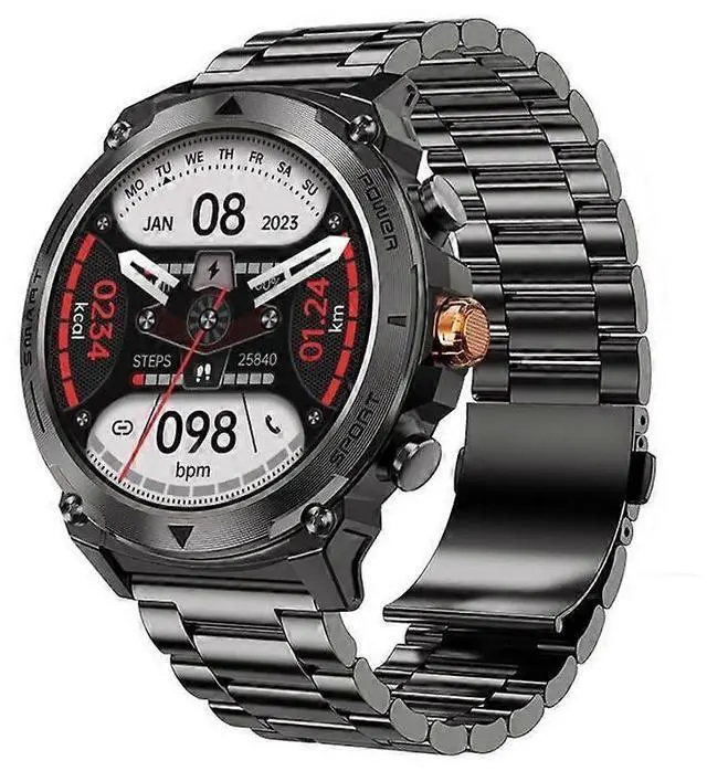 Main image of Ecocleanpath Smartwatch with Bluetooth Calling, 1.43" AMOLED, 100+ Sport Modes, Heart Rate & Sleep Tracking