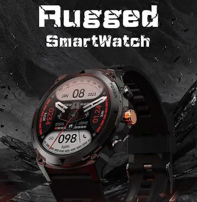 Alt view image 4 of 5 - Ecocleanpath Smartwatch with Bluetooth Calling, 1.43" AMOLED, 100+ Sport Modes, Heart Rate & Sleep Tracking