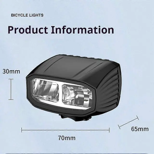 Alt view image 3 of 5 - Ecocleanpath1000LM USB-C Rechargeable Bike Light, IPX44 Waterproof, 5 Modes for Night Cycling
