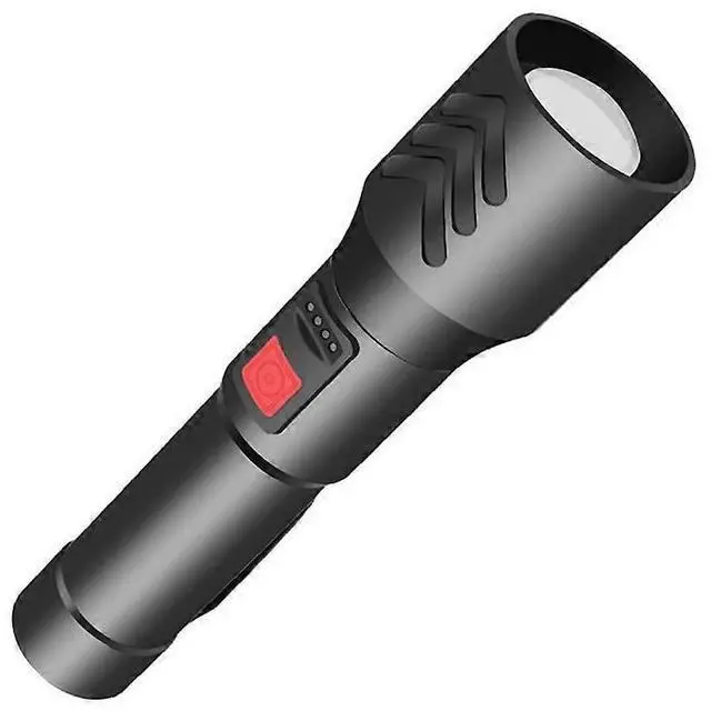Main image of Ecocleanpath Tactical Flashlight, 5 Modes & Zoomable Focus, High Lumen Waterproof LED Light (Black)