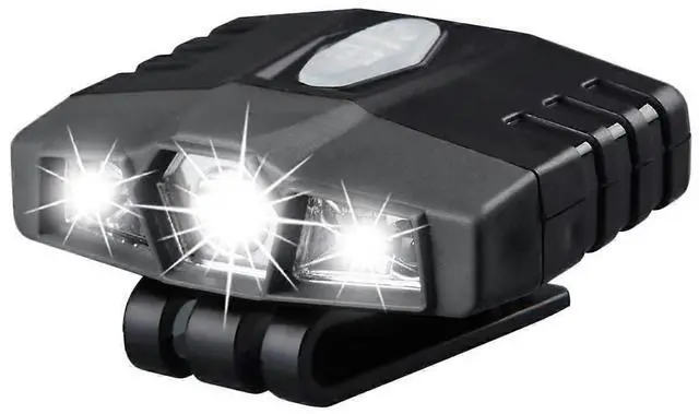 Main image of Ecocleanpath Bright Hands-Free LED Hat Light - Rechargeable 150 Lumens Waterproof Cap Flashlight for Outdoor Activities (Black)