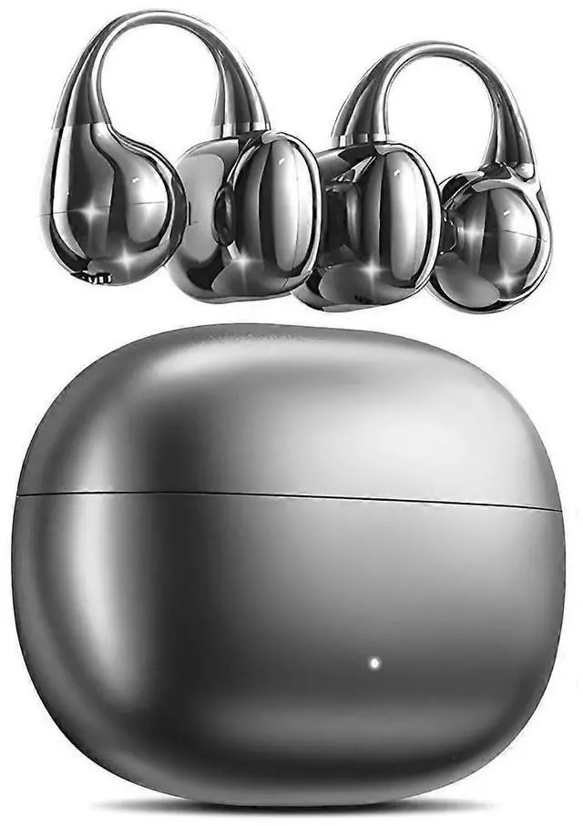 Main image of Clip-on Open Ear Earbuds Wireless Bluetooth 5.4, 50H Playtime, ENC Calls, IPX5 Waterproof (Black)