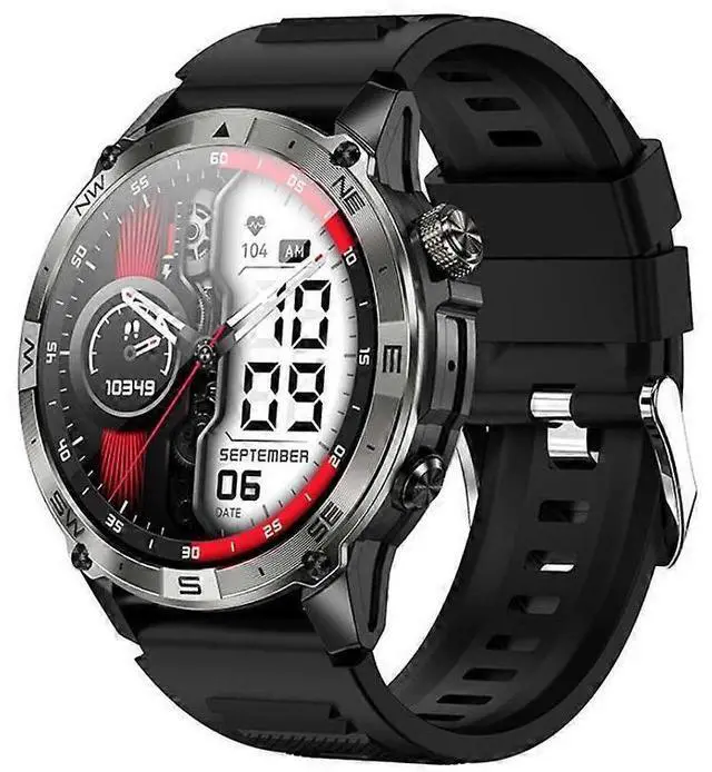 Main image of Ecocleanpath 2024 Military Smartwatch: 1.43" AMOLED, GPS, Bluetooth 5.3 Calling, 100+ Sports Modes, 530mAh Battery