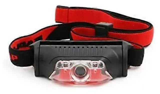 Main image of Ecocleanpath Portable 4-Mode LED Headlamp - Rechargeable AA Battery Head Torch for Outdoor Camping (Black)