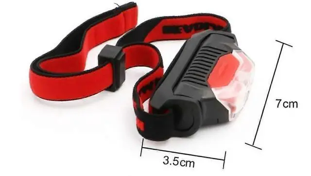 Alt view image 3 of 5 - Ecocleanpath Portable 4-Mode LED Headlamp - Rechargeable AA Battery Head Torch for Outdoor Camping (Black)