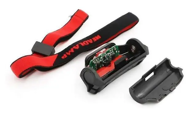 Alt view image 2 of 5 - Ecocleanpath Portable 4-Mode LED Headlamp - Rechargeable AA Battery Head Torch for Outdoor Camping (Black)