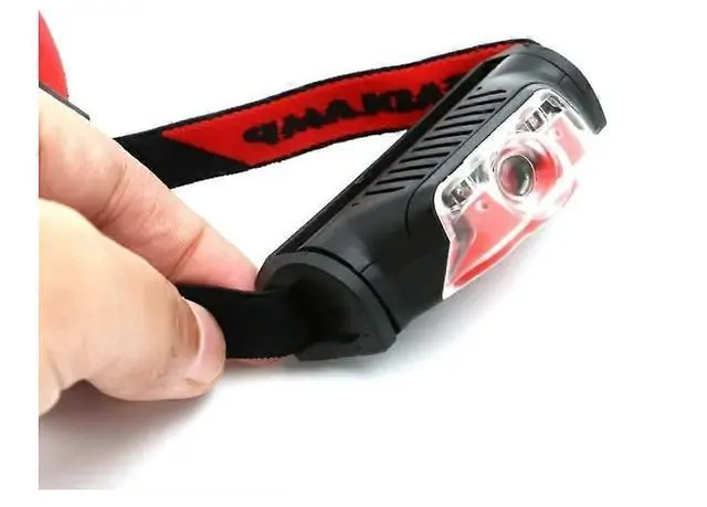 Alt view image 4 of 5 - Ecocleanpath Portable 4-Mode LED Headlamp - Rechargeable AA Battery Head Torch for Outdoor Camping (Black)