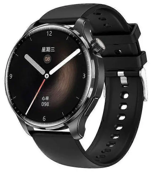 Main image of Ecocleanpath Sports Smart Watch with NFC & GPS, 366x366 HD Screen, Compass, Waterproof for Android iOS (Black)