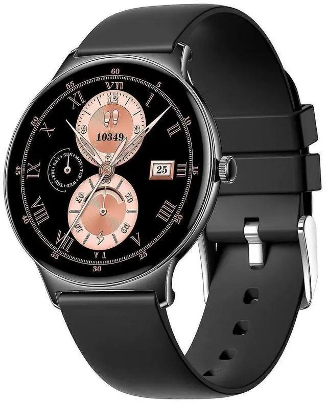 Main image of Ecocleanpath Smartwatch V89 1.43" AMOLED Women's Health Tracker, Bluetooth Calling, 100+ Sports Modes (Black)