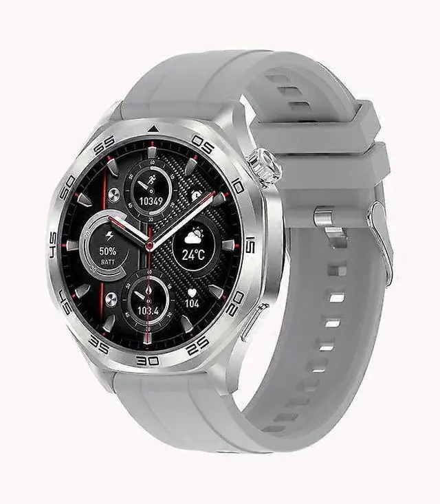Main image of Ecocleanpath AK83 Smartwatch 1.46" HD Display, 400mAh Battery, 100+ Sports Modes, Grey