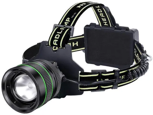 Main image of Ecocleanpath 120,000LM Super Bright LED Headlamp, Zoomable & IP67 Waterproof, 5 Modes for Camping Hiking