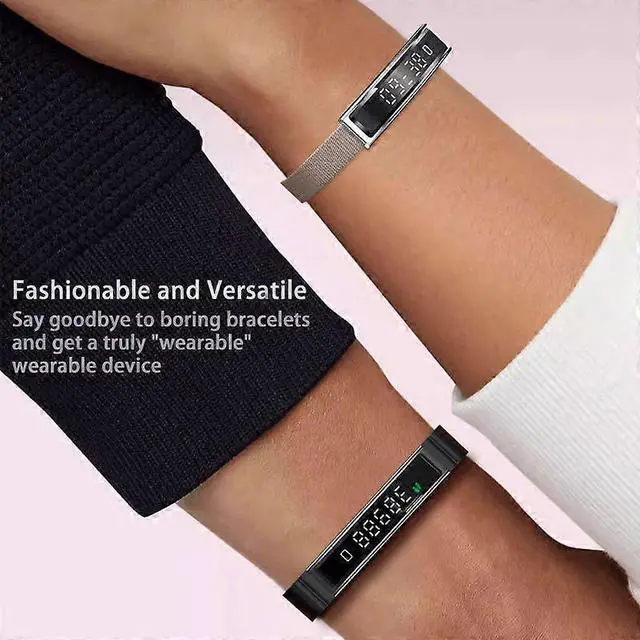 Alt view image 2 of 5 - Ecocleanpath Smart Band B3 Fitness Tracker with Call Alerts, Heart Rate & Sleep Monitor - Rose