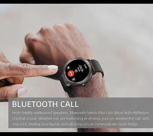 Alt view image 4 of 5 - Ecocleanpath DM76 Smartwatch GPS 5ATM Waterproof AMOLED Display Rose Sports Watch with 170+ Modes