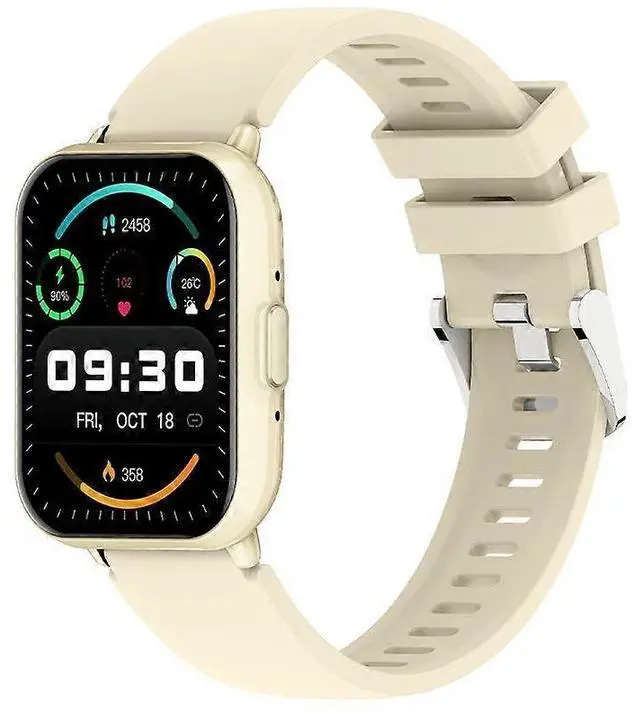 Main image of Ecocleanpath Z169 Smartwatch 1.83" Bluetooth Calling, 123 Sports Modes, Heart Rate & Blood Oxygen Monitor (Yellow)