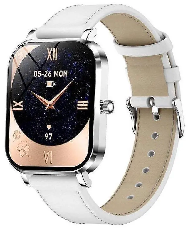 Main image of Ecocleanpath Smartwatch MK90 1.75" Bluetooth Calling, Health Monitor, IP68 Waterproof, White