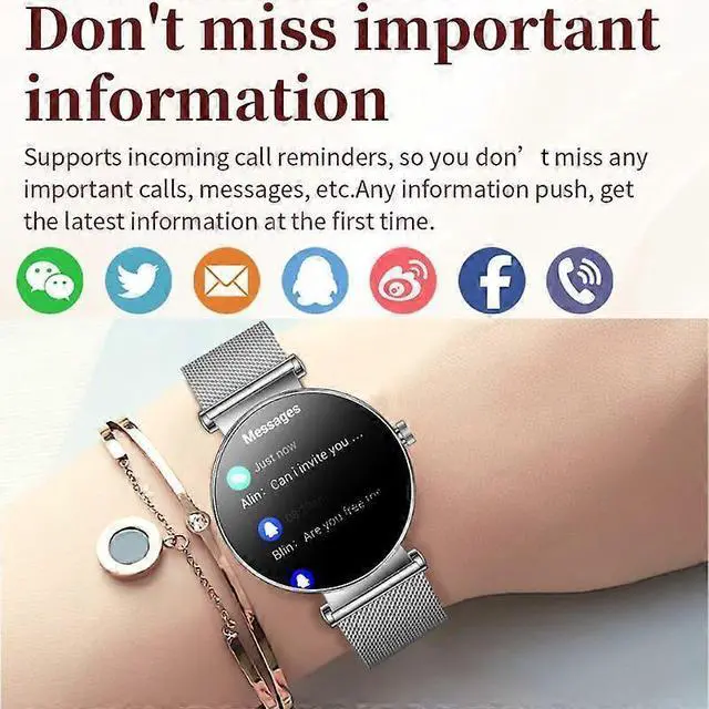 Alt view image 5 of 5 - Ecocleanpath Smartwatch Y16: 1.32" AMOLED Ultra Slim, Bluetooth Calling, Health & Fitness Tracker (Black)