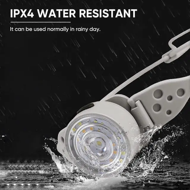 Alt view image 4 of 5 - Ecocleanpath Rechargeable Mini Headlamp, 200 Lumen LED Light with 5 Modes & Red Light, Adjustable Headband for Adults/Kids