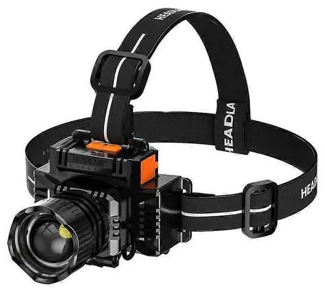 Main image of Ecocleanpath 150,000LM Rechargeable LED Headlamp, IPX6 Waterproof Zoomable Headlight with Power Bank & Digital Display