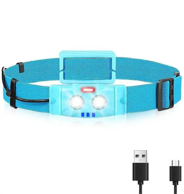 Main image of Ecocleanpath Rechargeable LED Headlamp, 1000 Lumens Super Bright with 5 Modes & Red Light, IPX4 Waterproof Headlight for Camping, Hiking