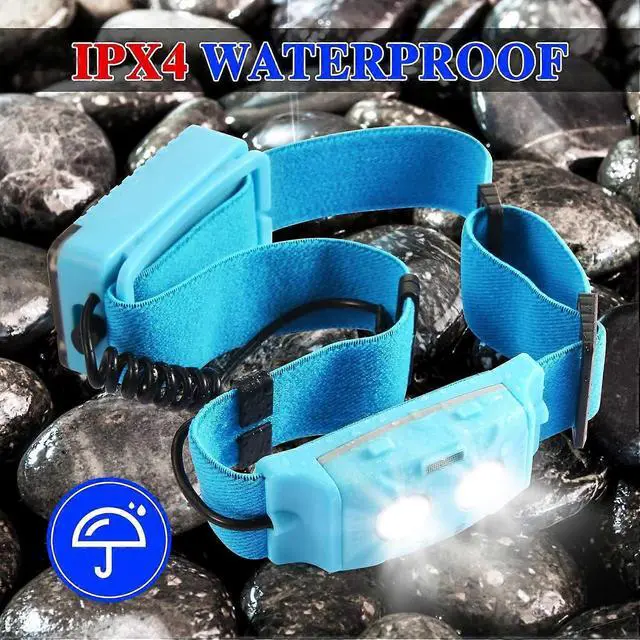 Alt view image 2 of 5 - Ecocleanpath Rechargeable LED Headlamp, 1000 Lumens Super Bright with 5 Modes & Red Light, IPX4 Waterproof Headlight for Camping, Hiking