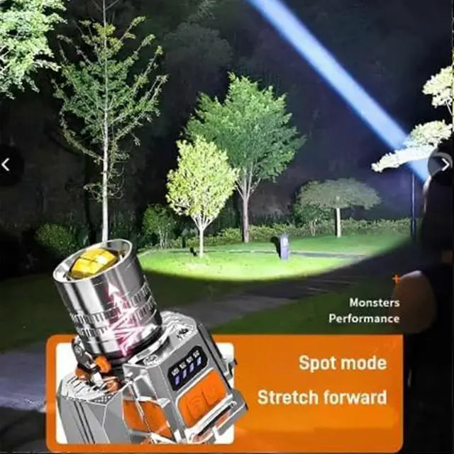 Alt view image 5 of 5 - Ecocleanpath Rechargeable Zoomable Headlamp with Power Bank - Super Bright LED Headlight for Fishing & Outdoor