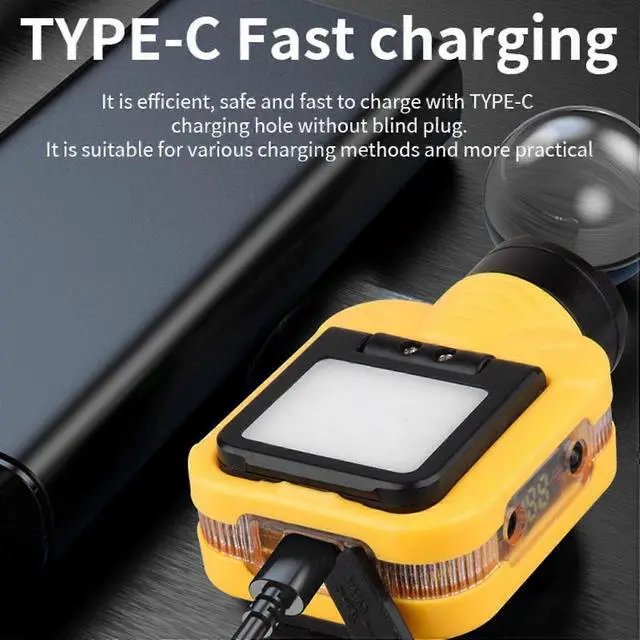 Alt view image 4 of 5 - Ecocleanpath 400 Lumens Rechargeable LED Headlamp with Wave Sensor, Waterproof Hat Light for Hands-Free Use