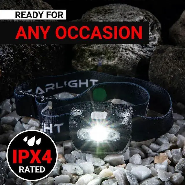 Alt view image 2 of 5 - Ecocleanpath USB Rechargeable Headlamp Flashlight 2-Pack, Super Bright LED Headlight for Camping & Outdoor