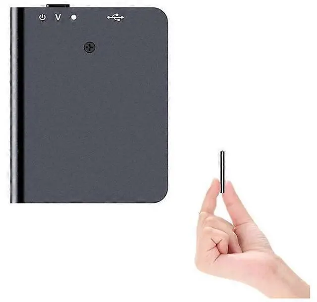 Main image of Ecocleanpath 32GB Mini Voice Recorder, Voice Activated, 15 Days Standby, HD Noise Cancellation, Black