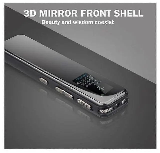 Alt view image 2 of 5 - Ecocleanpath Rofessional 16GB Voice Activated Smart Pen Recorder, Hifi MP3 Player for Lectures & Meetings (Black)