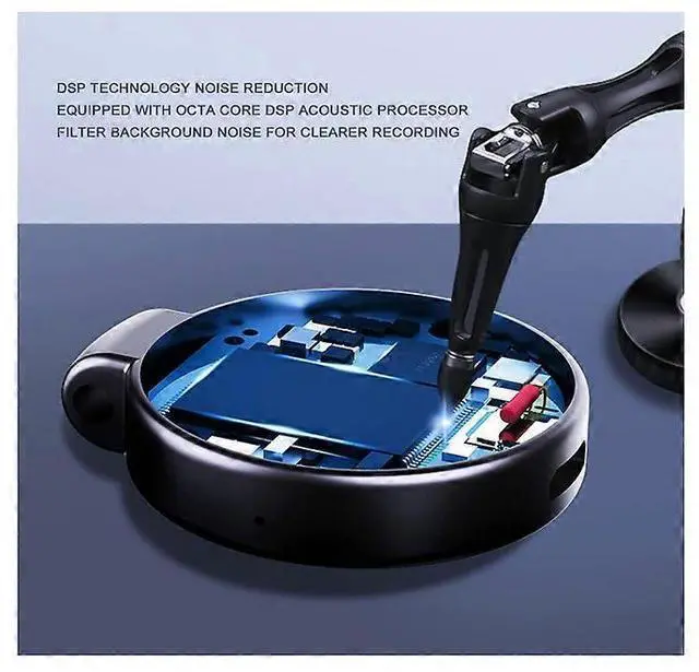 Alt view image 3 of 5 - Ecocleanpath 32GB Black Voice Activated Recorder with Noise Reduction, Keyring MP3 Recorder for Easy Portable Recording