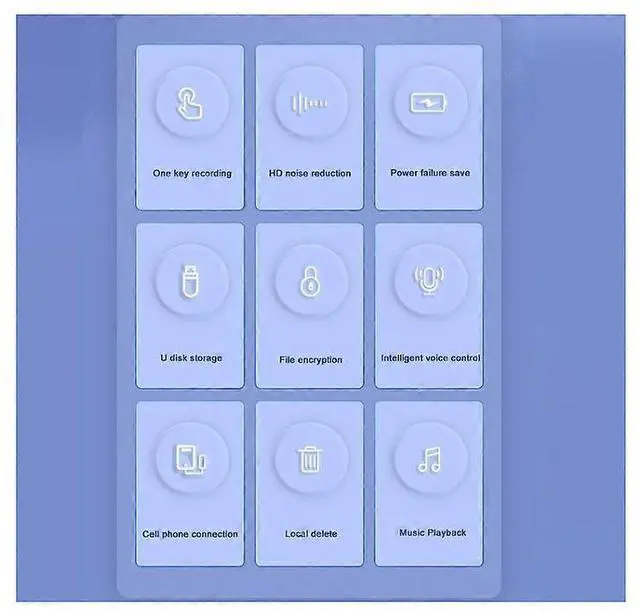 Alt view image 5 of 5 - Ecocleanpath 32GB Black Voice Activated Recorder - HD Noise Reduction Keyring MP3 for Study, Meeting, Interview