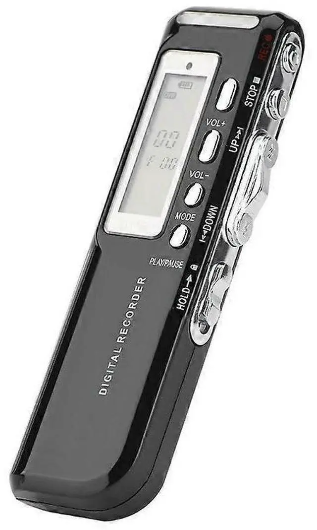 Main image of Ecocleanpath 8GB Mini Digital Voice Recorder, Professional Dictaphone with Auto Recording & Phone Call Feature (Black)