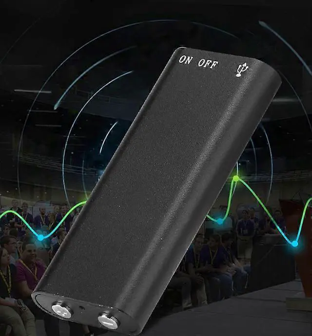 Alt view image 2 of 5 - Ecocleanpath 8GB Zinc Alloy HIFI MP3 Player & HD Noise Reduction Voice Recorder, Black