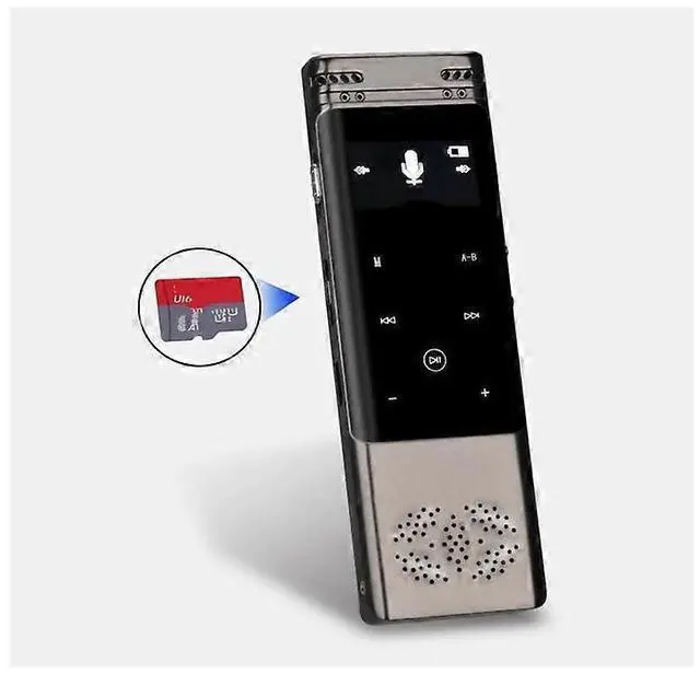 Alt view image 3 of 5 - Ecocleanpath Professional Voice Activated Digital Audio Recorder with Noise Cancelling, 8GB USB Pen MP3 (Black)