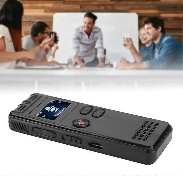 Alt view image 3 of 5 - Ecocleanpath 8GB Digital Audio Recorder with OTG & Memory Card Support | MP3 Player, Black