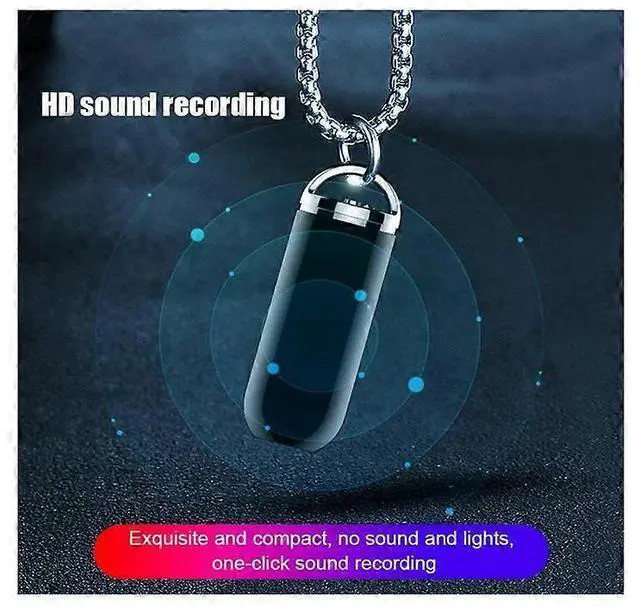 Alt view image 5 of 5 - Ecocleanpath Mini Voice Activated Recorder - Professional Noise Reduction Dictaphone with Timestamp & Encryption (Black)