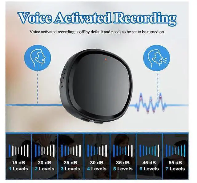 Alt view image 3 of 5 - Ecocleanpath 64GB Voice Activated Recorder for Lectures & Meetings, 3-in-1 Portable MP3 Player & USB Drive (Black)