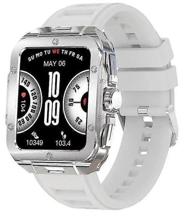 Main image of Ecocleanpath 1.85'' Smartwatch with Heart Rate, SpO2, Sleep Monitor, 20 Sports Modes, Voice Assistant for Android/iOS