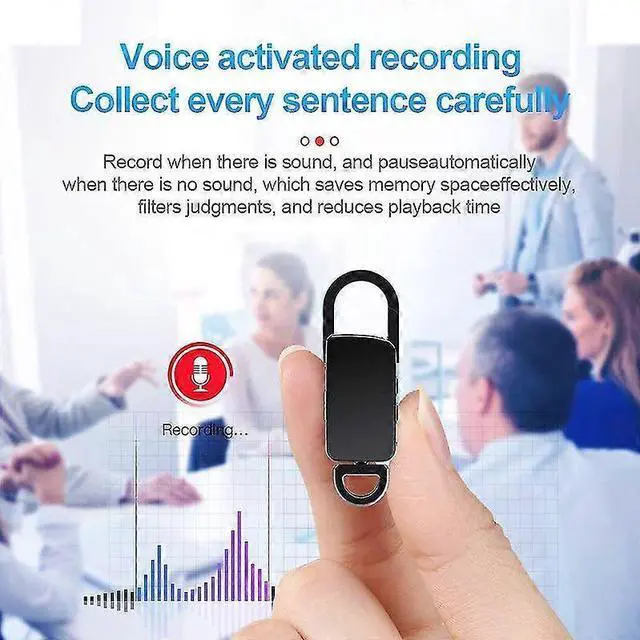 Alt view image 5 of 5 - Ecocleanpath S20+1104H3 Mini Voice Recorder with Voice Activation & MP3 Playback, 128Kbps HD Audio