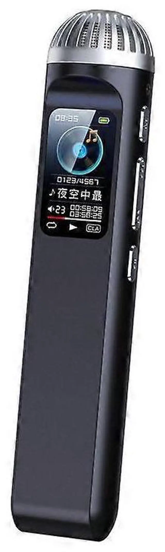 Main image of Ecocleanpath Q99 Voice Recorder with Noise Reduction, 4GB Black - Voice Activated & Portable MP3 for Meetings & Interviews