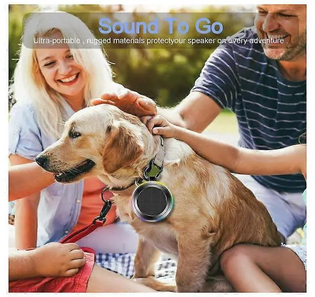 Alt view image 5 of 5 - Ecocleanpath T9 Portable Bluetooth Speaker with Light Show, IPX7 Waterproof, FM Radio & Microphone, Black